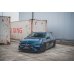 Накладки сплиттеры на пороги на Mercedes A W177 A35 AMG